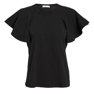 A.L.C Carrie Black Tee Shirt - Size SX